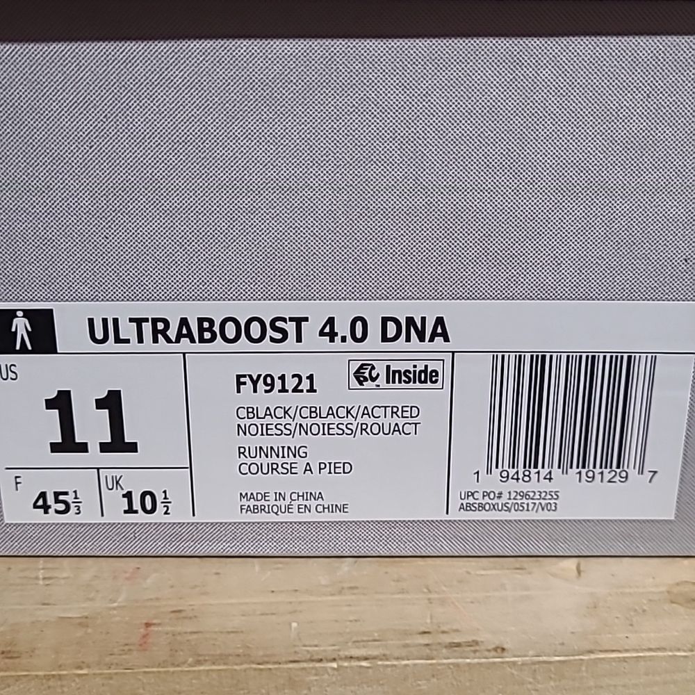 Ultraboost 4.0 DNA Triple Black Mens Running Shoe Sneaker FY9121 - Picture 11 of 14